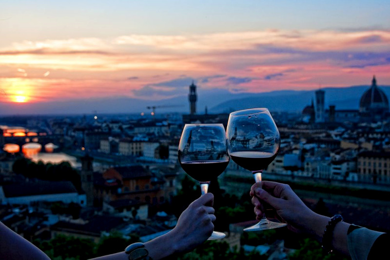 drinks with a view in florence